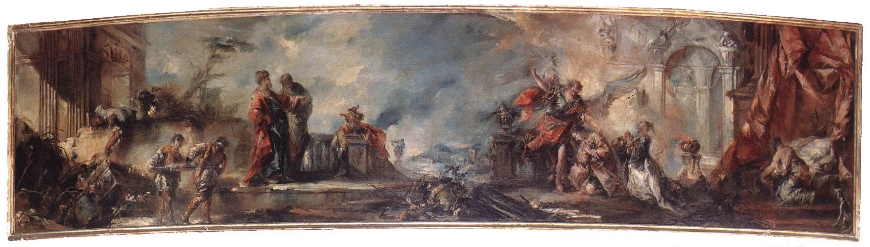 Storie di Tobia. Le nozze di Tobia - chiesa di San Raffaele Arcangelo, Venezia